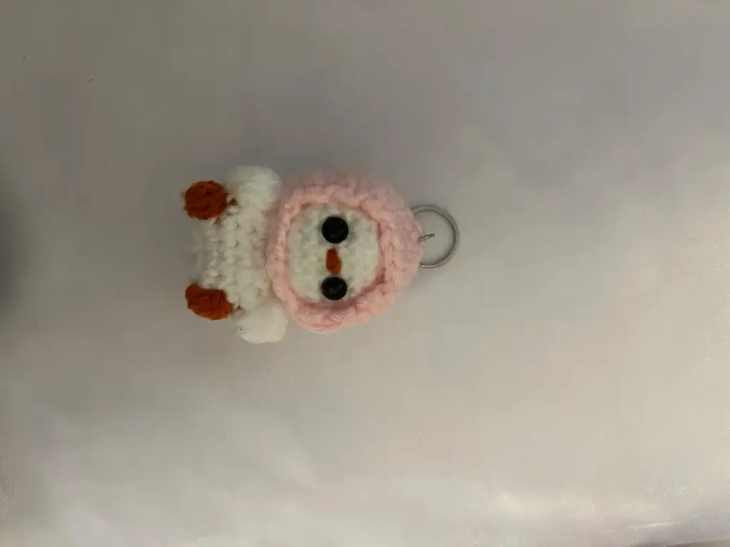 Pink Duck Keychain
